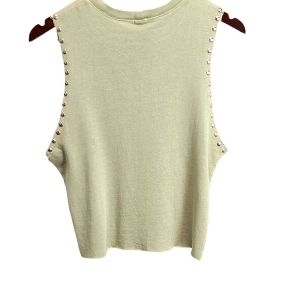 NWT‎ Monrow Sleeveless Army Green Top Size XS - Picture 2 of 5